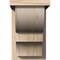 Ekena Millwork Ridgewood Smooth Corbel w/Backplate, Douglas Fir, 7 1/2"W x 12"D x 12"H COR08X12X12RID01SDF - alternate 4